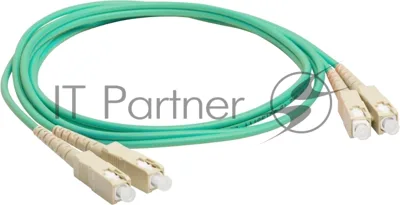 Патч-корд Lanmaster LAN-2SC-2SC/OM3-3.0 2x50/125 OM3 SC дуплекс-SC дуплекс 3м LSZH