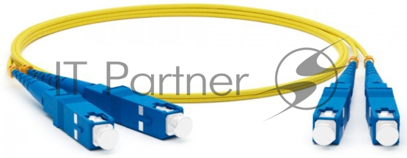 Патч-корд Lanmaster TWT-2SC-2SC/SU-5.0 2x SC дуплекс-SC дуплекс 5м ПВХ желтый