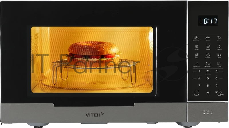Микроволновая печь Vitek VT-MW2223 белый, 23 л, 800 Вт, переключатели — сенсор