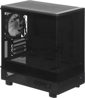 Корпус ACCORD ACC-ZM3B Black, Mini-Tower, чёрный, 1 x 120 мм