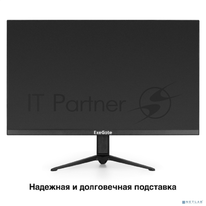 Монитор 23.8" ExeGate ProSmart EH2400A VA 1920x1080, 100 Гц, 5 мс, 16:9, 250 кд/м², HDMI, VGA, Flicker Free, FreeSync, с динамиками 2x3 Вт, черный