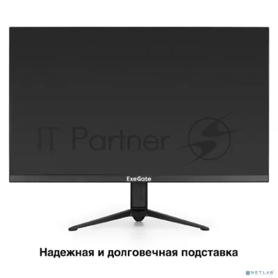 Монитор 23.8" ExeGate ProSmart EH2400A VA 1920x1080, 100 Гц, 5 мс, 16:9, 250 кд/м², HDMI, VGA, Flicker Free, FreeSync, с динамиками 2x3 Вт, черный