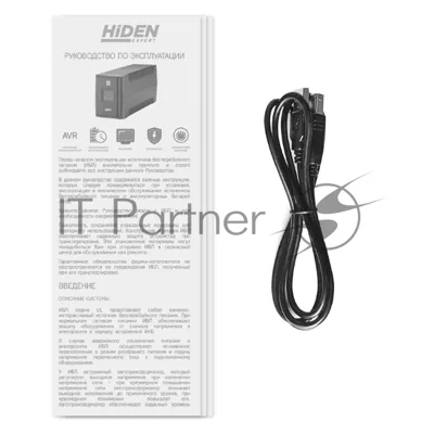 Источник бесперебойного питания HIDEN EXPERT ULS800C / 800 ВА / 480 Вт / 2 x CEE 7 (евророзетка)