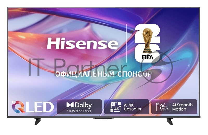 Телевизор Hisense 85" 85E7S черный QLED 4K UHD 60Hz Smart TV 2GB/8GB