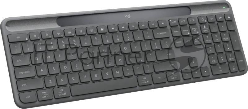 Клавиатура Logitech Signature Slim Solar K980 беспроводная, Bluetooth, серый