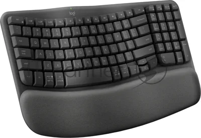 Клавиатура Logitech Wave Keys беспроводная, Bluetooth, радиоканал, серый