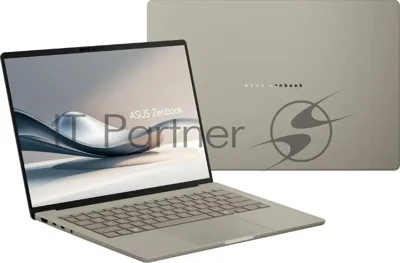 Ноутбук Asus Zenbook 14 UX3407NA-QD100W/14"/OLED/Qualcomm Snapdragon X2 Elite/32Gb/1Tb SSD/Qualcomm Adreno/Windows 11 Home/бежевый/0.99kg