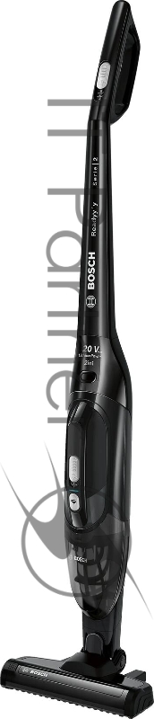 Пылесос вертикальный Bosch BBHF220 черный, питание от аккумулятора, 48 Вт, уборка сухая, пылесборник 0,4 л