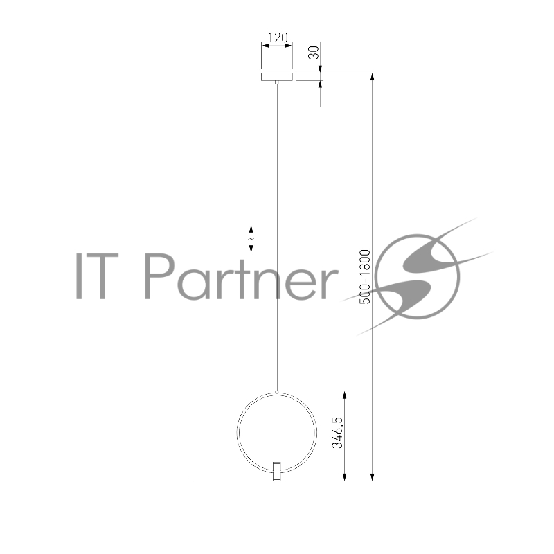 Подвесной светильник 50257/1 LED никель