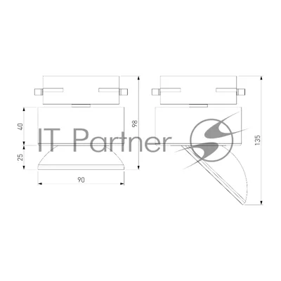 Трековый светильник для однофазного шинопровода Smooth чёрный матовый 10 Вт 4200K 85515/01