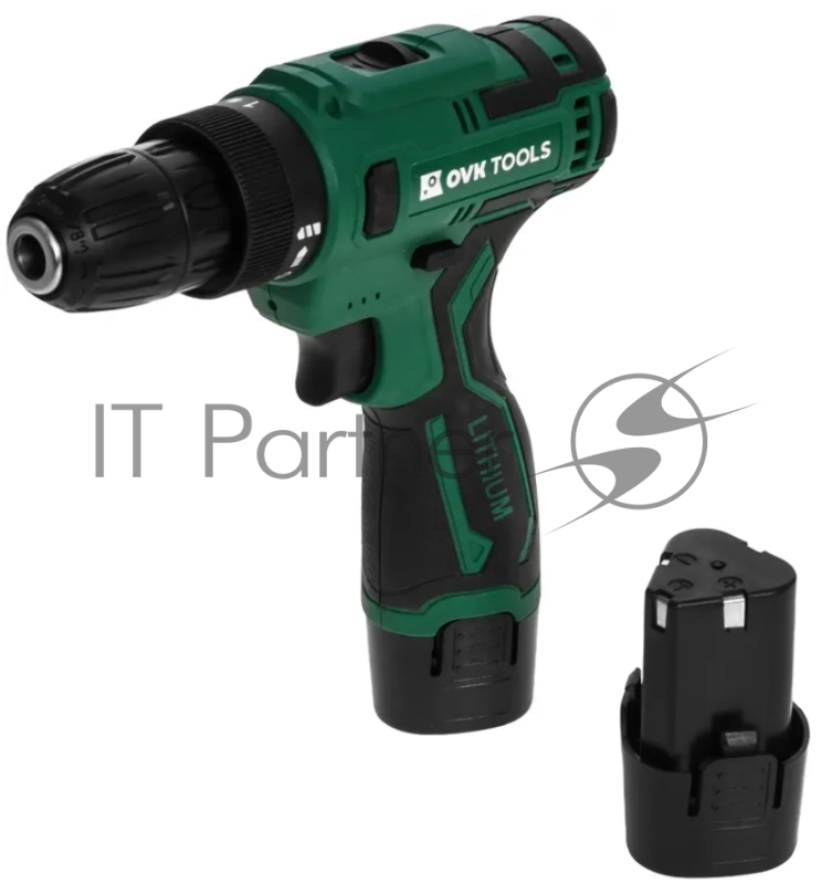 Дрель-шуруповерт Ovk Tools OTCS3AA-12V-1.5A, 12 В, 1,5 Ач, 26 Нм, щеточный