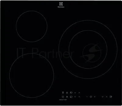Индукционная варочная поверхность Electrolux LIT60336C, 3 конфорки, с зоной расширения, стеклокерамика, 7350 Вт