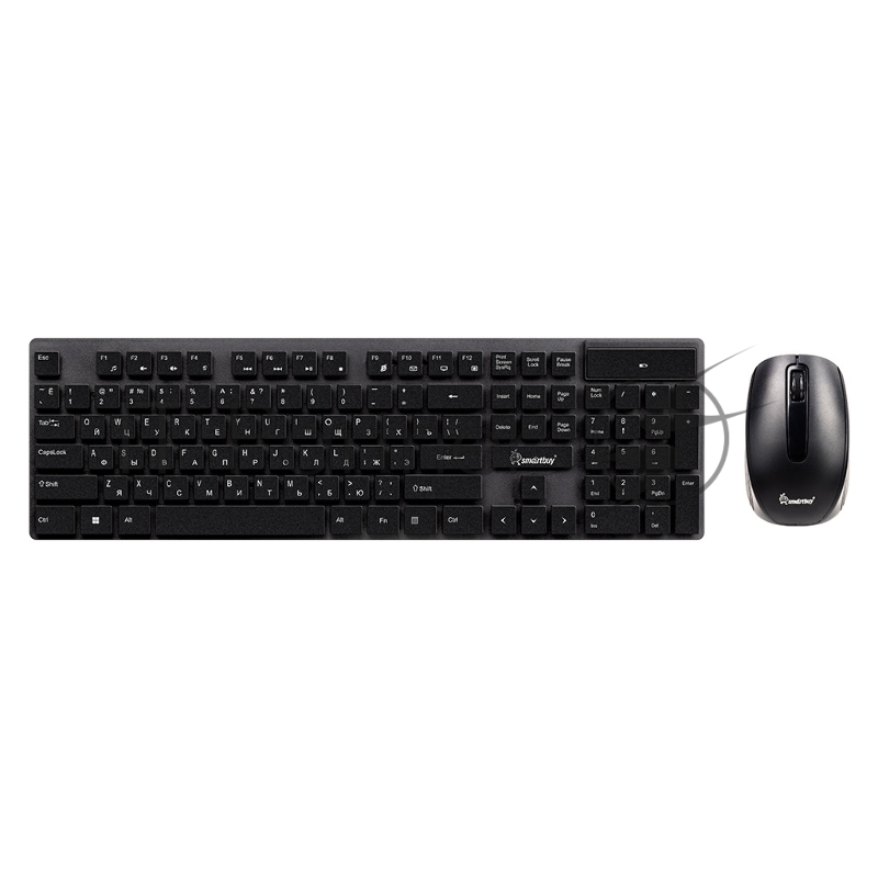 Комплект клавиатура+мышь Smartbuy серия ONE 400AG черный (SBC400AGK) /10.  "