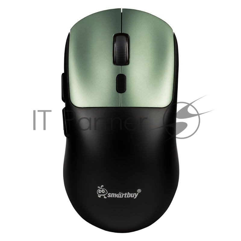 Мышь игровая беспроводная Dual BT+USB с зарядкой Smartbuy X7 черно-зеленая (SBM777DGG) /40.  "