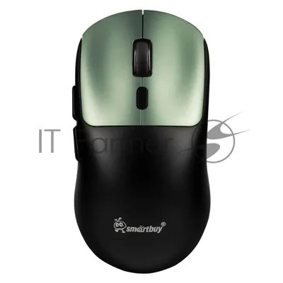 Мышь игровая беспроводная Dual BT+USB с зарядкой Smartbuy X7 черно-зеленая (SBM777DGG) /40.  "