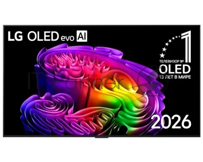 Телевизор LG 55" OLED55G6RLA.ARUG серебристый/черный OLED UHD 120Hz Smart TV webOS
