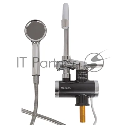 Кран-водонагреватель электрический Pioneer WH663 серебристый, проточный, 2 л/мин, 3,3 кВт