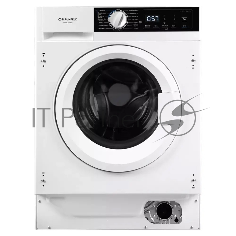 Стиральная машина MAUNFELD MBWM1486STWH, белая, загрузка фронтальная 8кг, 1400 об/мин., класс: A