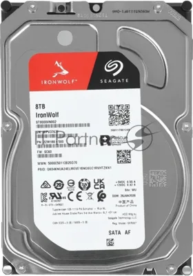 Жесткий диск HDD Seagate IronWolf 8Tb 5400rpm SATA 256Mb 3.5"