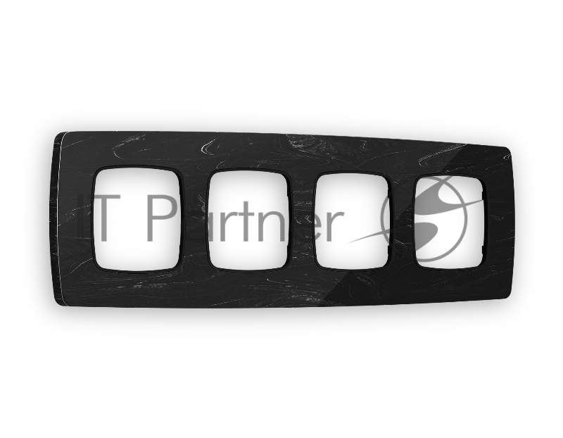Рамка OMEGA Opera (Черный мрамор) 4-ая OF940704