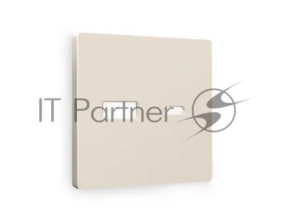 Лицевая панель ALFA (Бежевый матовый) для розетки 2USB A+C QUANT AP3310
