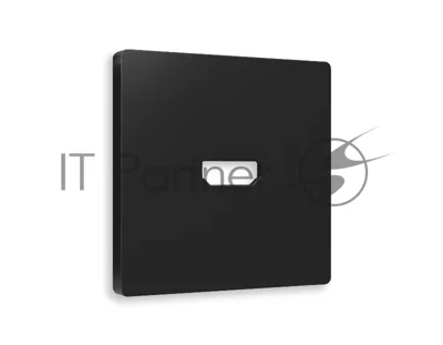 Лицевая панель ALFA (Черный матовый) для HDMI розетки QUANT AP8140