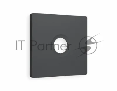 Лицевая панель ALFA (Графит Мягкое касание) для TV розетки QUANT AP9130