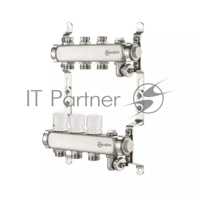 Группа коллект нерж баланс 1" м/м 3в 3/4" ЕК н/р в/к Aquasfera 9502-02