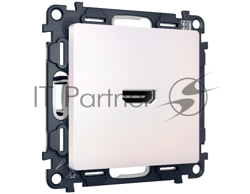 Комплект механизма розетки HDMI 2.0 ALFA Жемчуг 40V/500mA 2.0GHz 5-18Gbit/s QUANT (AP2140, VM222) MA214010
