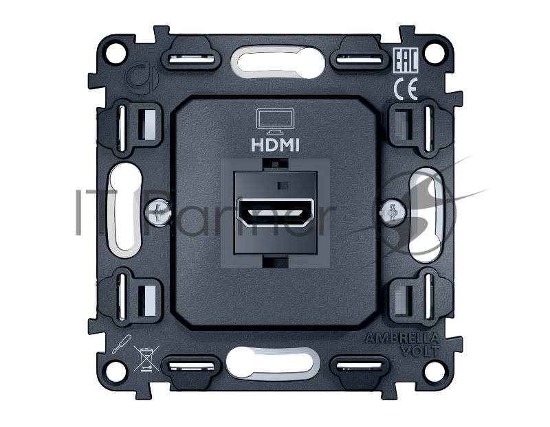 Механизм розетки HDMI 2.0 40V/500mA 2.0GHz 5-18Gbit/s QUANT VM222