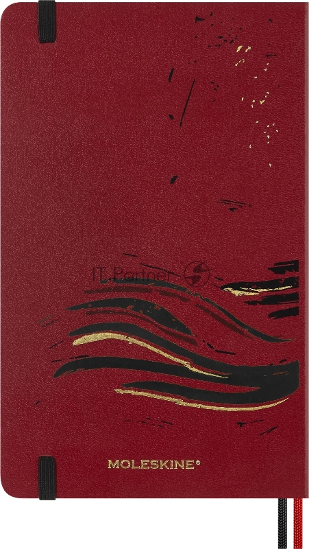 Блокнот Moleskine LIMITED EDITION ГОД ЛОШАДИ LECNYHRSQP060B 130х210мм обложка текстиль 176стр. линейка бордовый