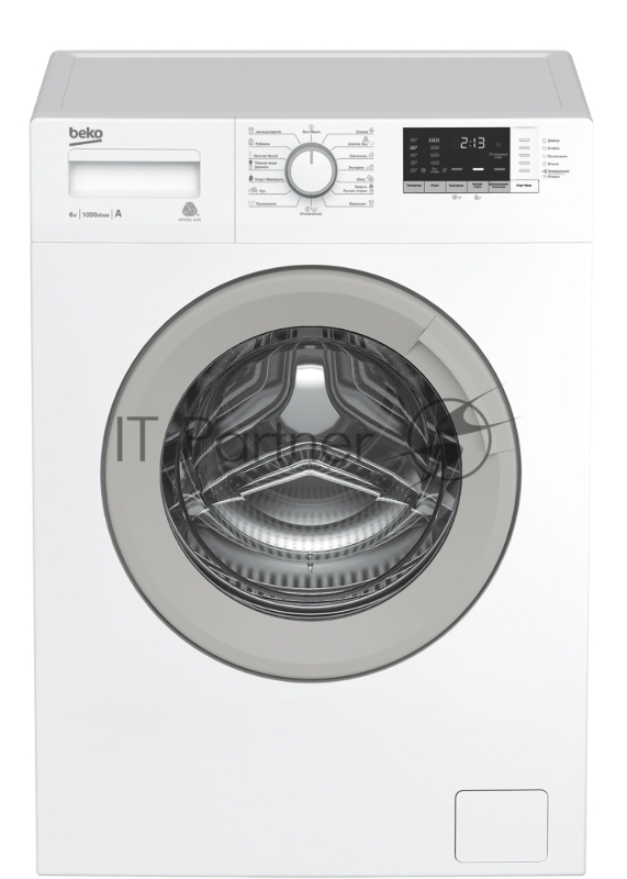 Стиральная машина Beko WHE6512ZSW класс: A-10% загр.фронтальная макс.:5кг белый