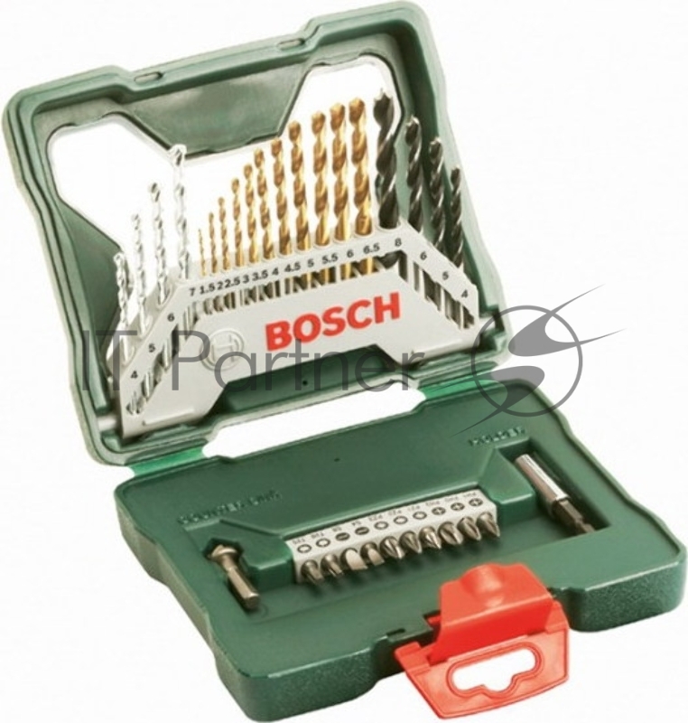 Набор бит и сверл Bosch X-Line-30 (2607019324) (30пред.) для шуруповертов/дрелей