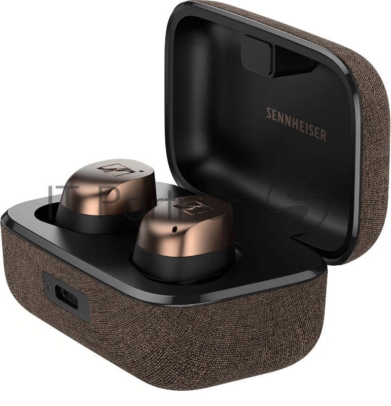 Гарнитура внутриканальные Sennheiser Momentum True Wireless 4 черный/медный беспроводные bluetooth в ушной раковине (700367 MTW4 BLACK COPPER)