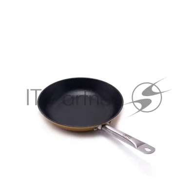 Сковорода Select Orange 24х4,5см, облегчённый чугун, нерж.сталь 18/0, Ilag. Цвет: жёлтый