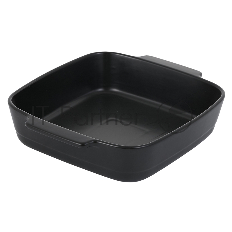 Форма для запекания MATTE BLACK квадратная 29,5x25,5x6,9см, жаропрочная керамика