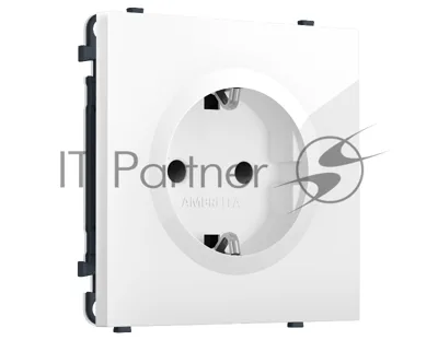 MS107010 Комплект механизма электрической розетки SIGMA Белый глянец 50Hz 2P+E с/з с/ш 16A-250V QUANT PRO (SP1070, PR141)