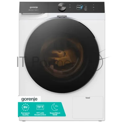 Стиральная машина Gorenje WG8X4AT4, белая, загрузка фронтальная 10.5 кг, 1400 об/мин, класс: A+++
