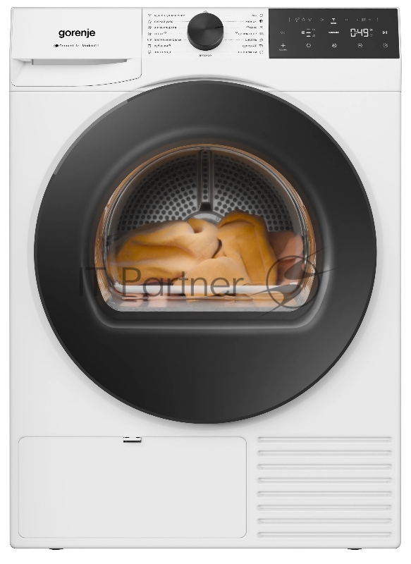 Сушильная машина Gorenje DG48D белый, 8 кг, сушка - конденсационная, программ - 15, 60 x 85 x 65.5 см