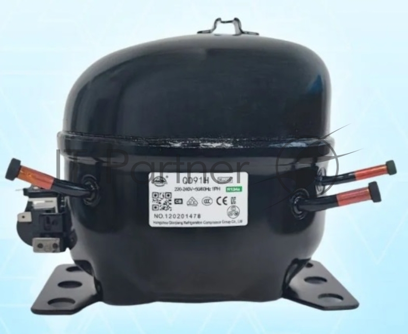 Компрессор Wansheng QD91H R134a 208Вт Китай (в инд.уп.) аналог GVY75