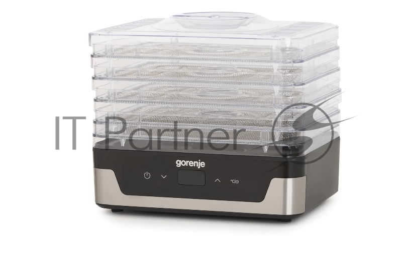 Сушка для фруктов и овощей Gorenje FDK400DE 5под. 240Вт нержавеющая сталь