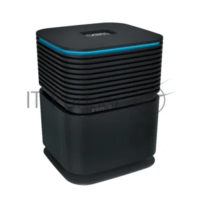 Мойка воздуха Venta AEROSTYLE LW74 черный, 90 м², 9 л, холодное испарение, без сменных фильтров, гигростат, ночной режим, 4 режима работы