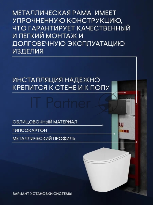 Комплект BAU 6 в 1: инсталляция BAU PRO, унитаз подвесной безободковый вихревой Bau Nimb Hurricane с системой смыва "Торнадо", быстросъемное тонкое сиденье дюропласт микролифт, клавиша BAU Hotel, черная матовая
