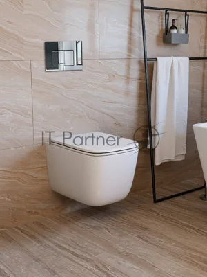 Инсталляция с унитазом комплект BAU IDEAL 6 в 1: унитаз подвесной безободковый торнадо Bau Dream 51х35, быстросъемное сиденье микролифт, кнопка смыва BAU Lightхром
