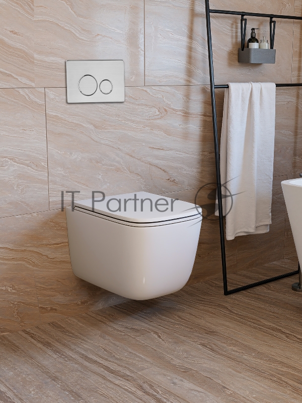Инсталляция с унитазом комплект BAU IDEAL 6 в 1: унитаз подвесной безободковый торнадо Bau Dream 51х35, быстросъемное сиденье микролифт, кнопка смыва BAU Wheelбрашированная