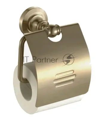 Держатель для туалетной бумаги Potato Bronze с крышкой P2603 антикварная бронза