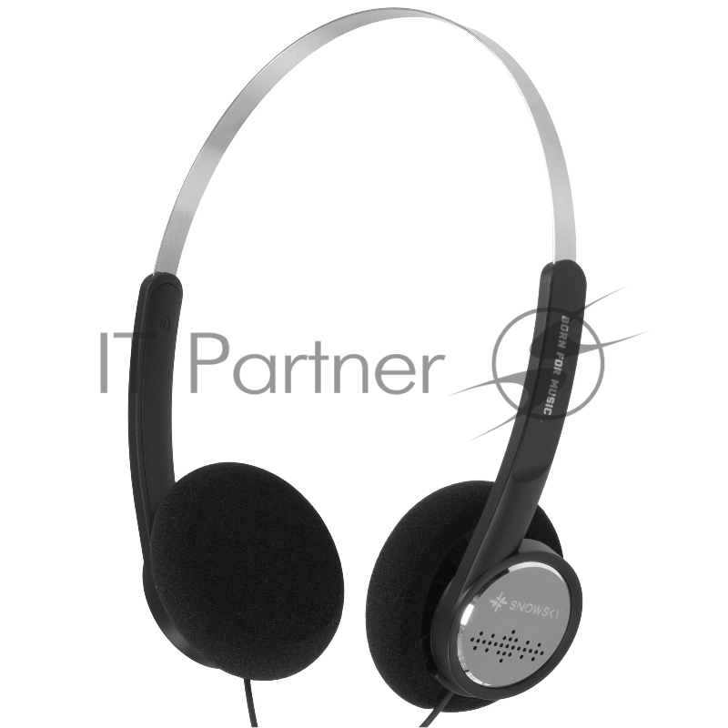 Гарнитура накладные Fiio Snowsky Wind F4411W черный проводные оголовье (80004332)