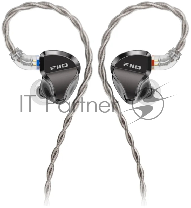 Гарнитура внутриканальные Fiio JH5 0.78м черный проводные крепление за ухом (80003493)
