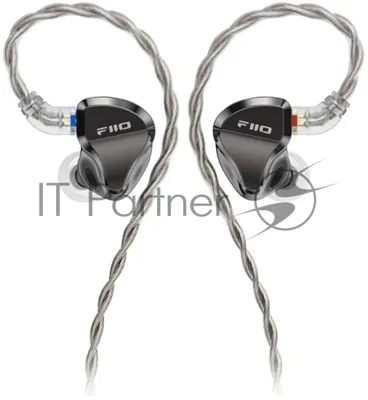 Гарнитура внутриканальные Fiio JH5 0.78м черный проводные крепление за ухом (80003493)
