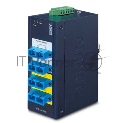 Оптический байпас-коммутатор PLANET IFB-244-SSC, 4×Duplex SC (Single Mode, 100M–100G), неуправляемый